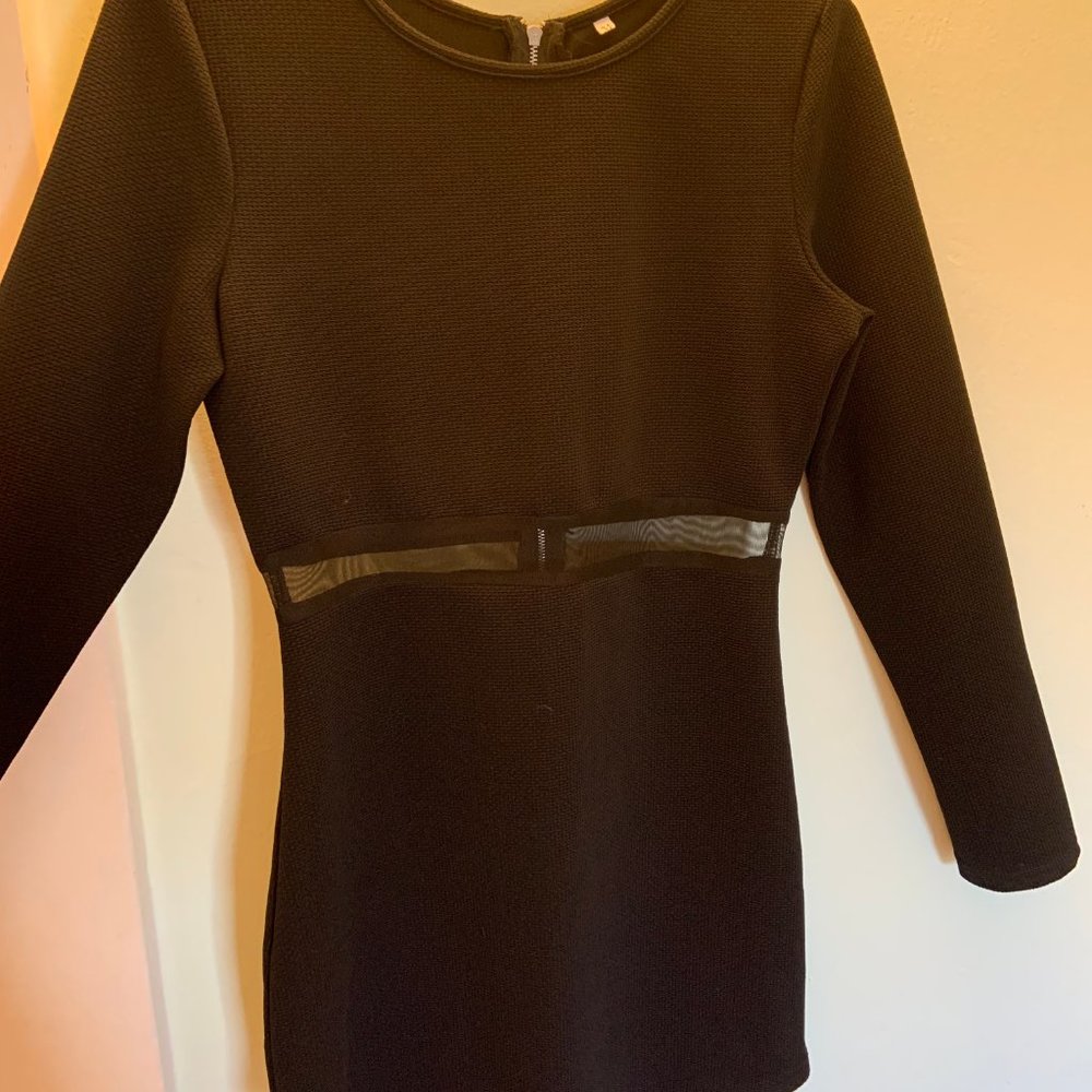 Black Long Sleeved Dress